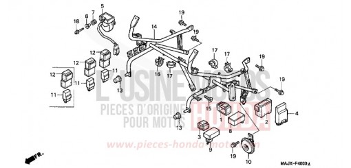 COWL STAY (ST1100) ST1100X de 1999